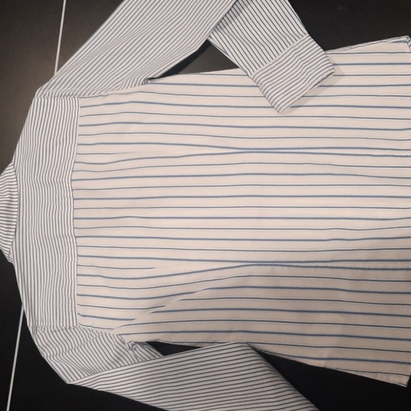 J Crew striped button up sz xxs - Picture 5 of 8